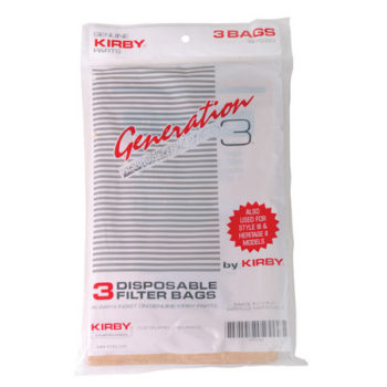3 Pack of Genuine Kirby Disposable Filter Bags