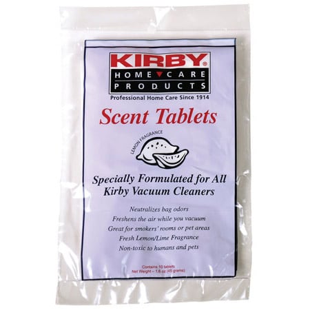 Add Kirby Scent Tablets to freshen your home while you vacuum.