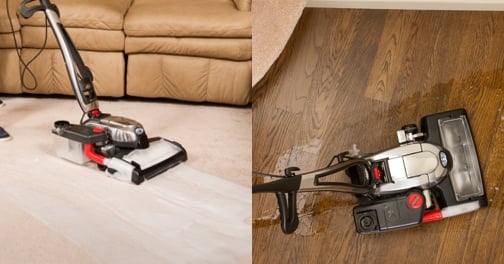 Kirby systems clean carpets and hard floors
