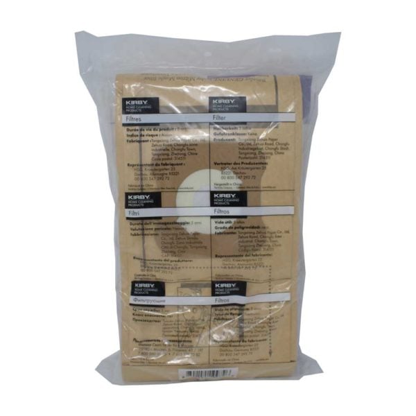 Kirby 197394 9 pack paper vacuum filter bags.