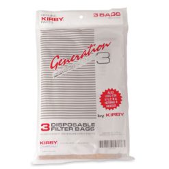 3 Pack of Genuine Kirby Twist Style Disposable Filter Bags