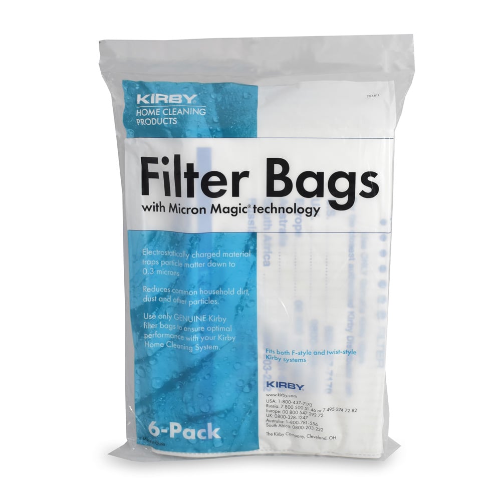 6 Pack of Genuine Kirby Filter Bags