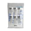 Kirby vacuum filter pack, white with blue and black text, in clear packaging.