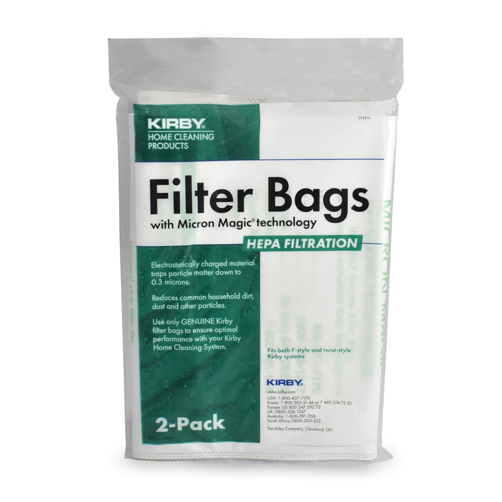 Kirby Micron Magic HEPA Filter Plus Bags 2 Pack