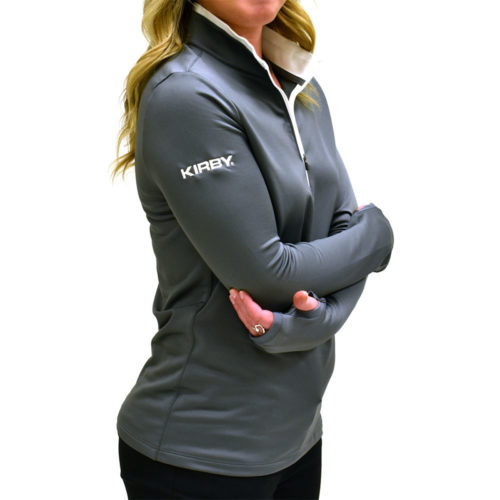 Kirby branded Ladies gray pullover