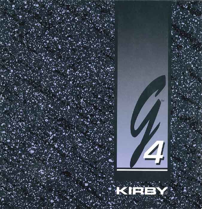 Kirby G4 Owner Manual