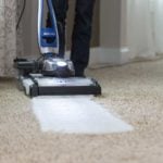 Shampoo carpet and remove difficult stains with the Kirby.