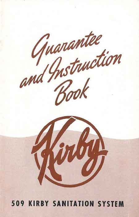 Manuel du propriétaire Kirby modèle 509