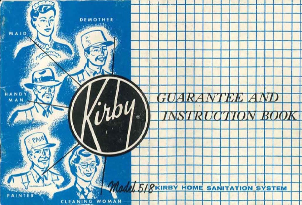 Manual del propietario Kirby modelo 518