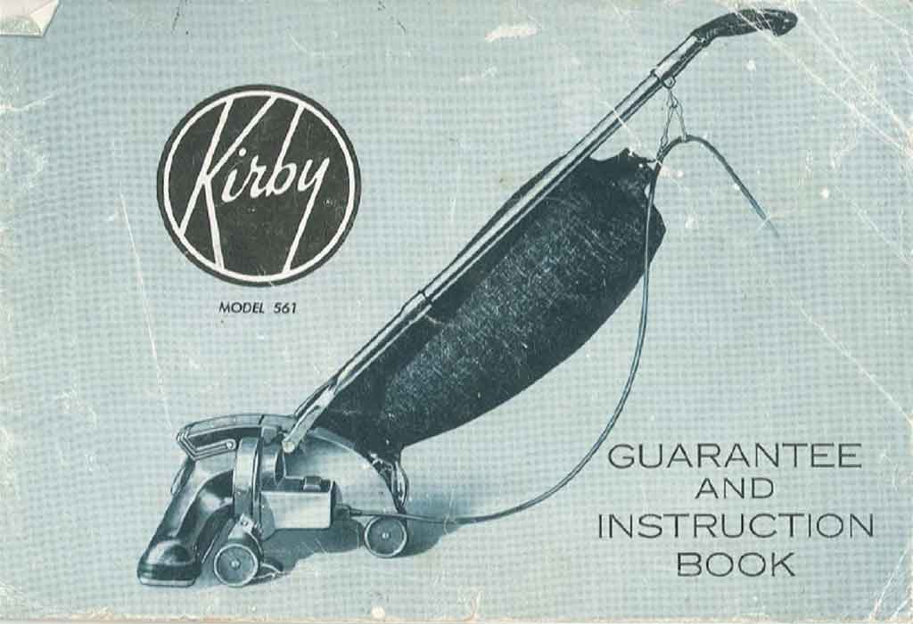 Manual del propietario Kirby modelo 561