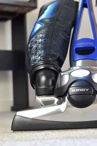 Deep clean carpets and hard floors with the Kirby vacuum.