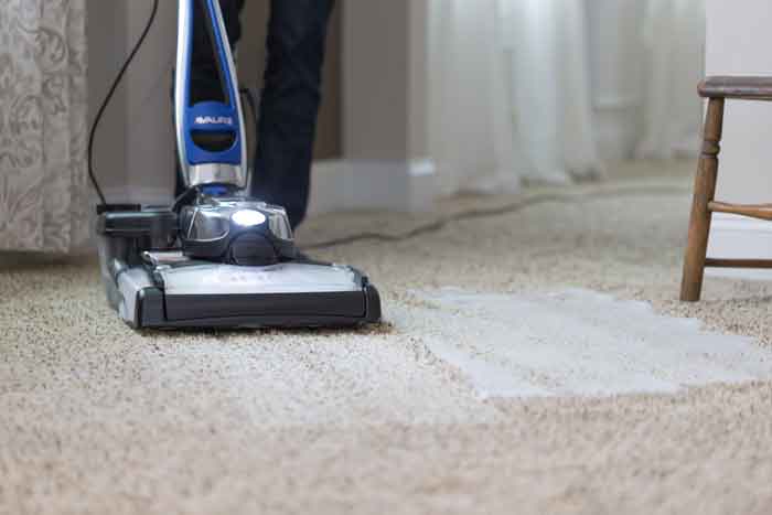 Shampoo carpets with the Kirby Multi-Surface Shampoo System to remove stains and built-up grime.