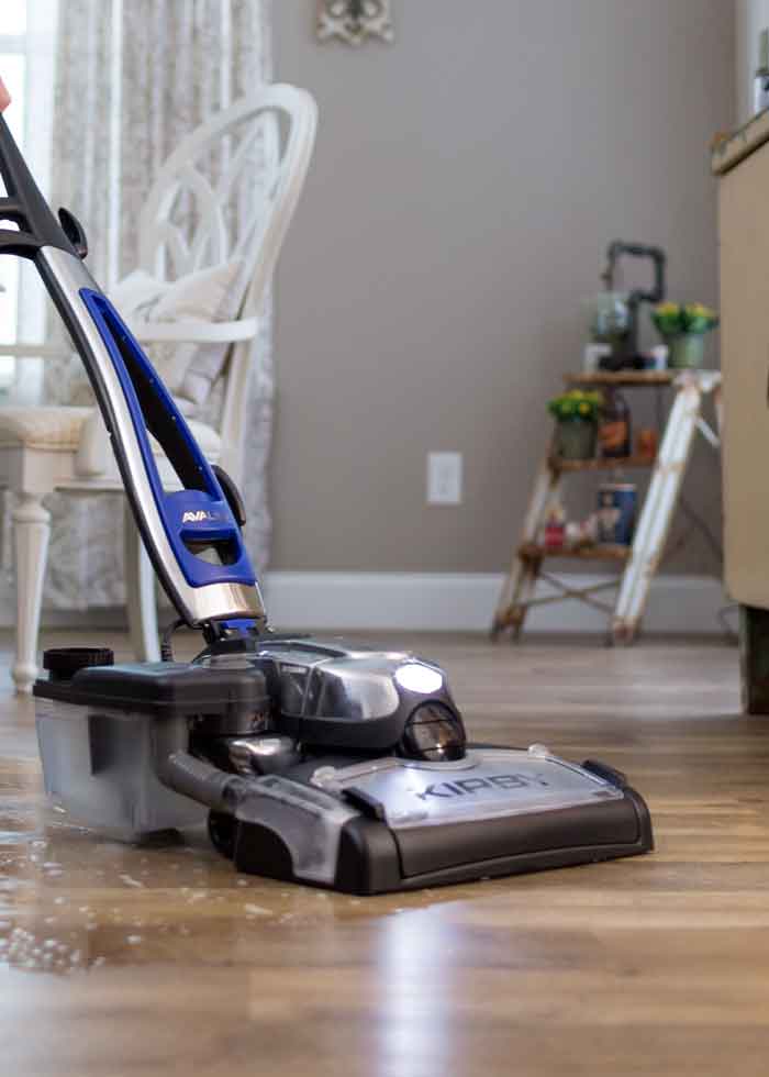 Mop hard floors with the powerful Kirby Home Cleaning System.